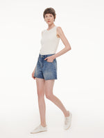Lyocell Blend Rhinestone Women Knit Tank Top GOELIA