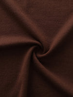 Tencel Wool Blend Boat Neck Women Knit Maxi Dress With Leather Belt GOELIA