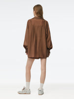 Tencel Blend Shirt And Knit Camisole Two-Piece Set GOELIA