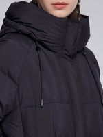 [Preview] H-Line Hooded Mid-Length Goose Down Coat GOELIA