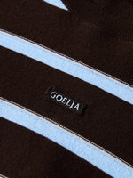Tencel Wool Blend Stripe Women Knit Top GOELIA