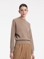 Pure Cashmere Hooded Sweater With Detachable Hat GOELIA
