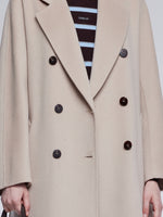 Wool Cashmere Double-Faced Women Wrap Overcoat GOELIA