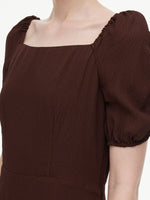 [Preview] 10.5 MM Mulberry Silk Square Neck Women Maxi Dress GOELIA
