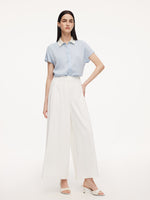 Four-Way Stretch Relaxed Ankle Length Women Pants GOELIA