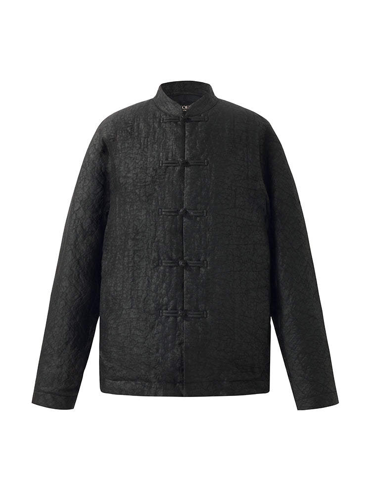18 Momme Xiang Yun Silk Quilted Unisex Jacket GOELIA