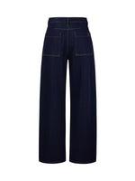 [Preview] Denim Fleece Lined Women Curved Jeans GOELIA