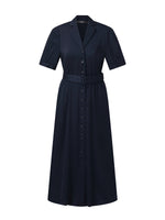 22MM Mulberry Silk Women Midi Dress With Belt GOELIA