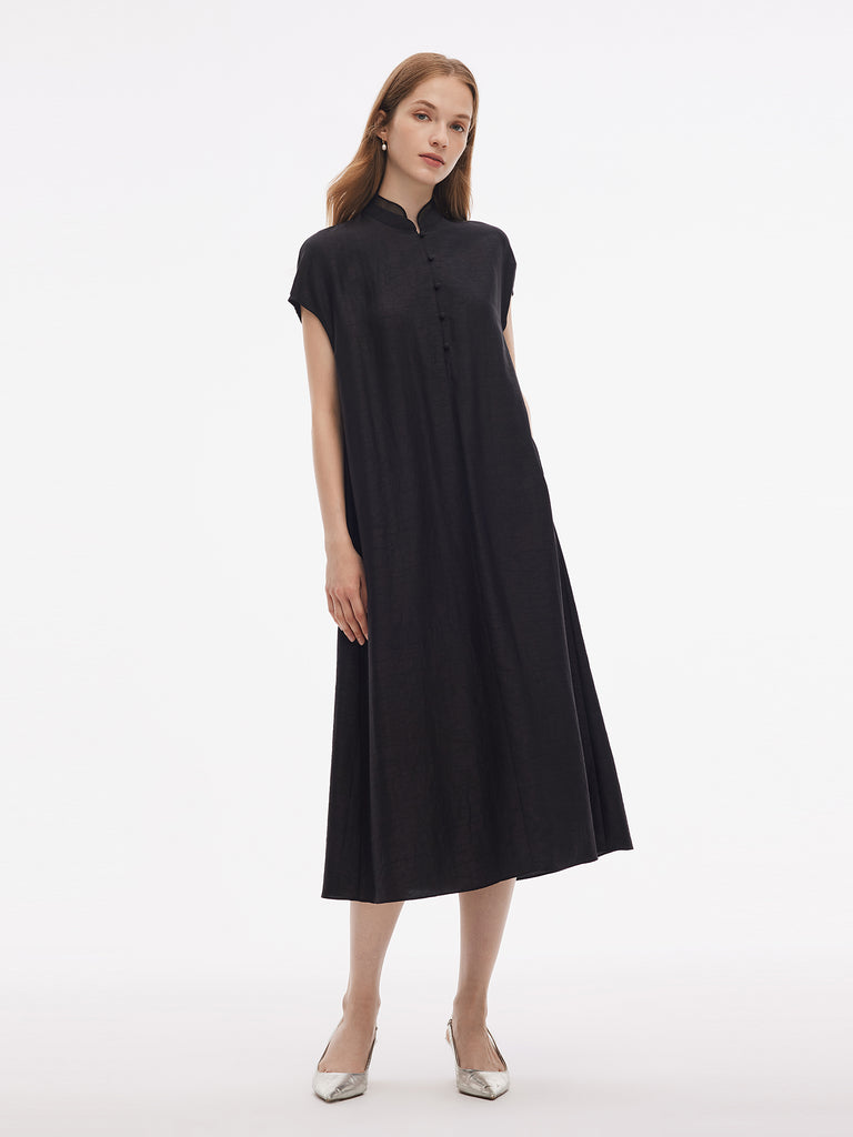 16MM Xiang Yun Silk Women Sleeveless Maxi Dress