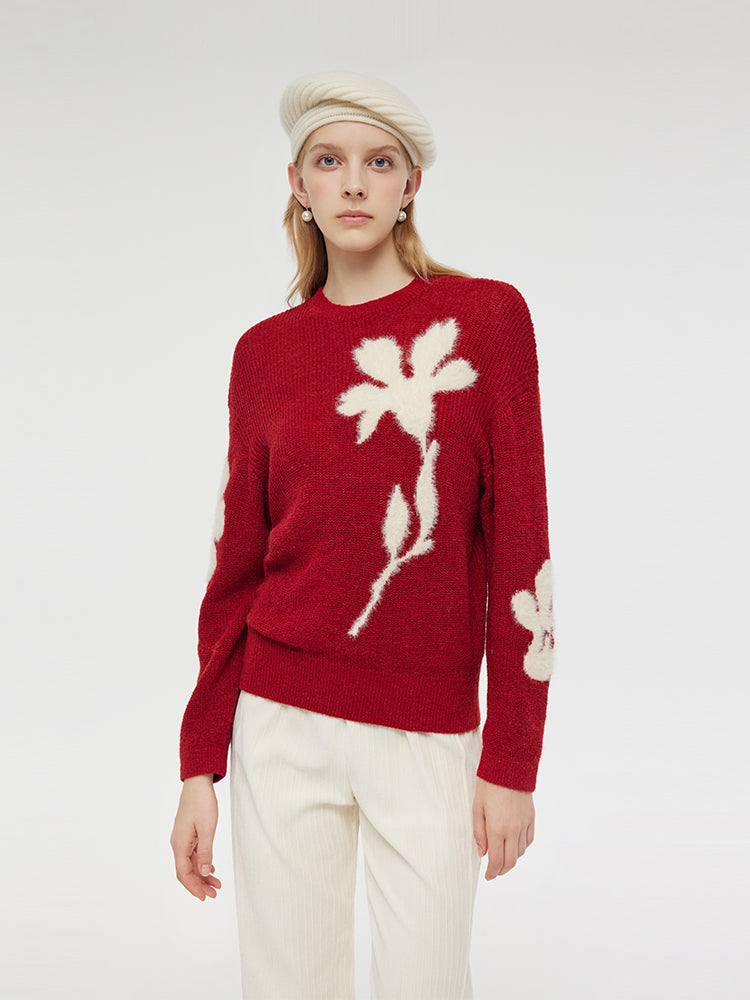 Mohair Wool Blend Women Sweater GOELIA