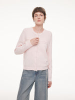 Frayed Edge Women Knit Cardigan GOELIA
