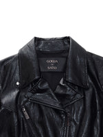 PU Leather Adjustable Waist Women Jacket GOELIA