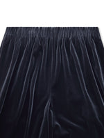 Velvet Straight Wide Leg Women Pants GOELIA