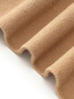100% Camel Hair Women Wrap Overcoat GOELIA