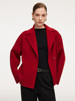 Cashmere Wool Blend Double-Faced Women Coat GOELIA