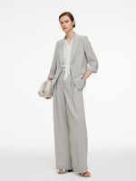 Triacetate Blend H-Line Women Blazer GOELIA