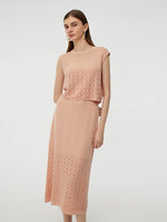 Tencel Tank Top And Midi Skirt Two-Piece Set GOELIA