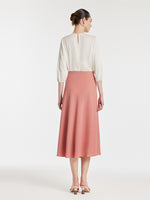 Acetate A-Line High-Waisted Women Half Skirt GOELIA