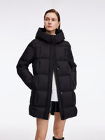 Windproof H-Line Hooded Goose Down Coat GOELIA