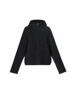 Tencel Wool Blend Double-Faced Hooded Women Jacket GOELIA