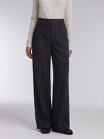 [Preview] Stretch Ankle Length Women Curved Leg Knit Pants GOELIA