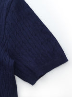 Ruffle V-Neck Knit Top And Pleated Mesh Skirt Two-Piece Set GOELIA