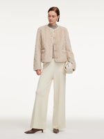 Eco-friendly Faux Fur Textured Women Coat GOELIA