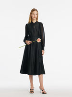 18 Momme Xiang Yun Silk Women Skirt GOELIA