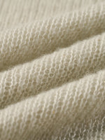 Cashmere Mulberry Silk Blend Boat Neck Women Knit Top GOELIA