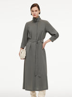 [Preview] Triacetate Blend Women Trench Coat GOELIA