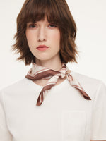 100% Mulberry Silk Paisley Print Women Scarf GOELIA