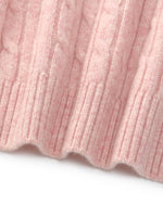 100% Wool Cable Knit Women Sweater GOELIA