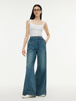 Tencel Mulberry Silk Blend Women Knit Stretchy Tank Top GOELIA
