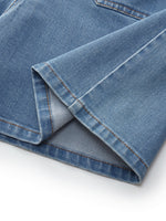 Denim A-Line Women Shorts GOELIA