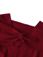 [Preview] Wool Bow Neck Women Sweater GOELIA