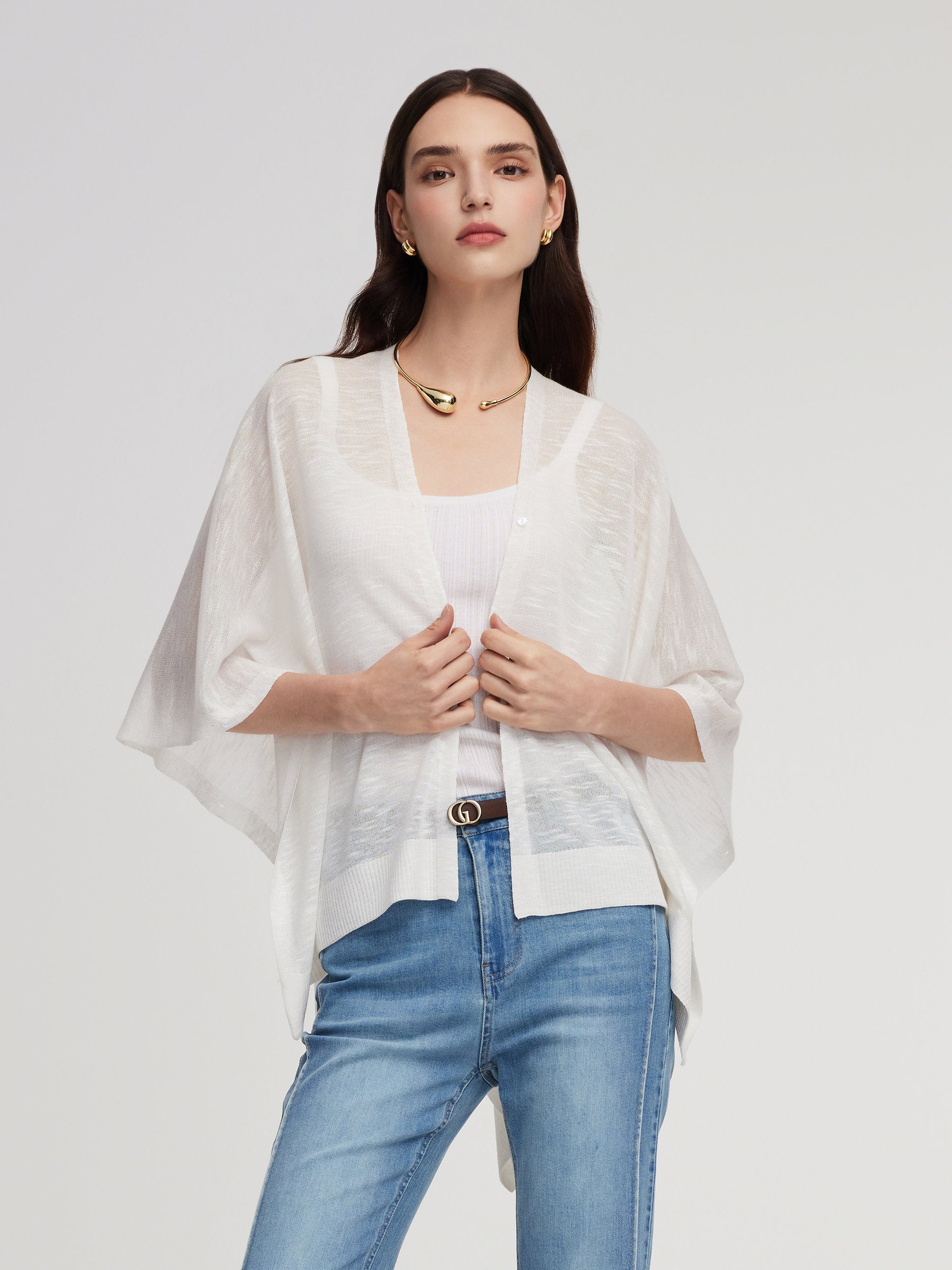 One-piece Seamless Women Poncho GOELIA