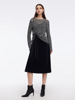 Cotton Blend Sweater And Strap Dress Two-Piece Set GOELIA