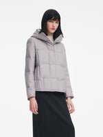 [Preview] Hooded Goose Down Cropped Jacket GOELIA