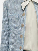 Tweed Round Neck Women Jacket GOELIA