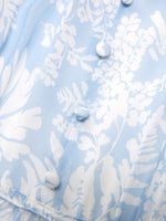 10MM Mulberry Silk Floral Print Women Maxi Dress GOELIA