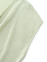 Tencel Mulberry Silk Cowl Neck Women Cap Sleeve Knit Top GOELIA