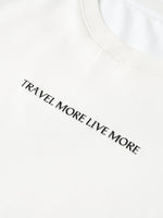 22MM Mulberry Silk Tencel Blend Women Letter Print T-Shirt GOELIA