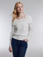 [Preview] Wool Bow Neck Women Sweater GOELIA