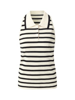 Tencel Blend Stripe Women Knit Tank Top GOELIA