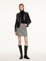 PU Leather Adjustable Waist Women Jacket GOELIA