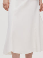Acetate Blend Ruffle Blouse And Mermaid Skirt Two-Piece Set GOELIA