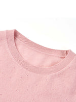 [Preview] 100% Cashmere Beaded Sequins Women Sweater GOELIA