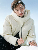 Thermal Tech Back Hooded Goose Down Coat GOELIA