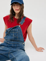 Denim Straight Full-Length Women Overalls GOELIA