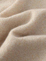 100% Cashmere Half-Zip Women Hooded Sweater GOELIA